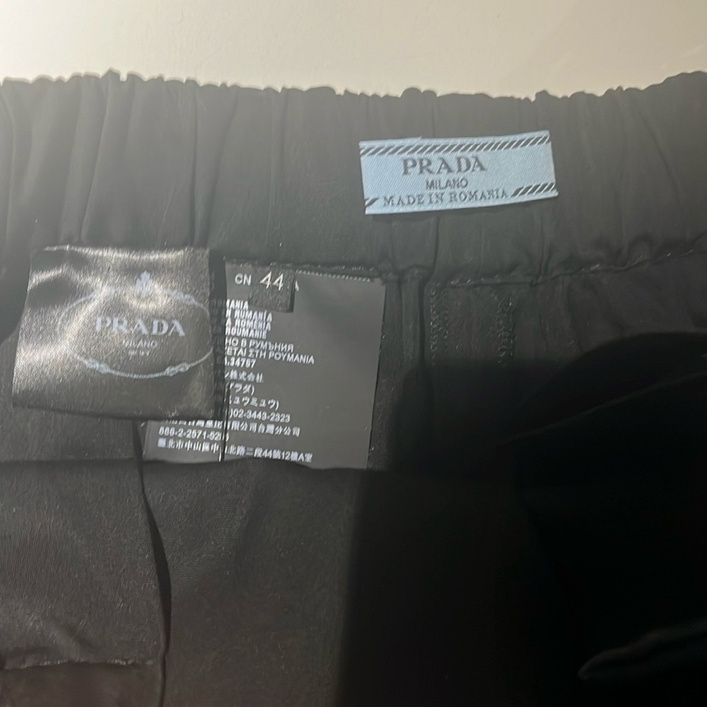 Black Prada cotton shorts with shell buttons brand new size 44 - Picture 4 of 5